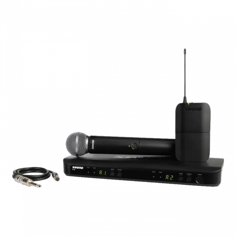 Shure BLX1288/SM58 Kablosuz Gitar ve Vokal Kombo Seti (SM58 + BLX1)