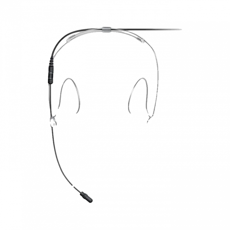 Shure DH5B/O-LM3 DuraPlex IP57 Subminyatür Headset Mikrofon (Siyah, Omni, LEMO3)