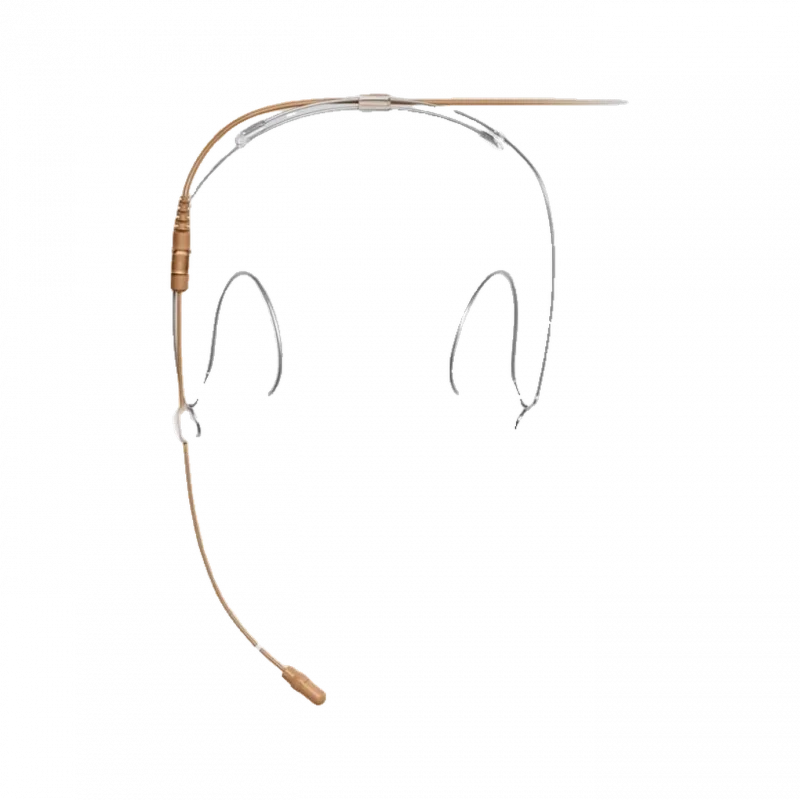 Shure DH5C/O-LM3 DuraPlex IP57 Subminyatür Headset Mikrofon (Kakao, Omni, LEMO3)