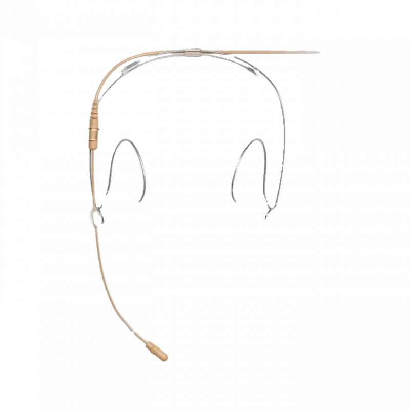 Shure DH5T/O-LM3 DuraPlex IP57 Subminyatür Headset Mikrofon (Bej, Omni, LEMO3)