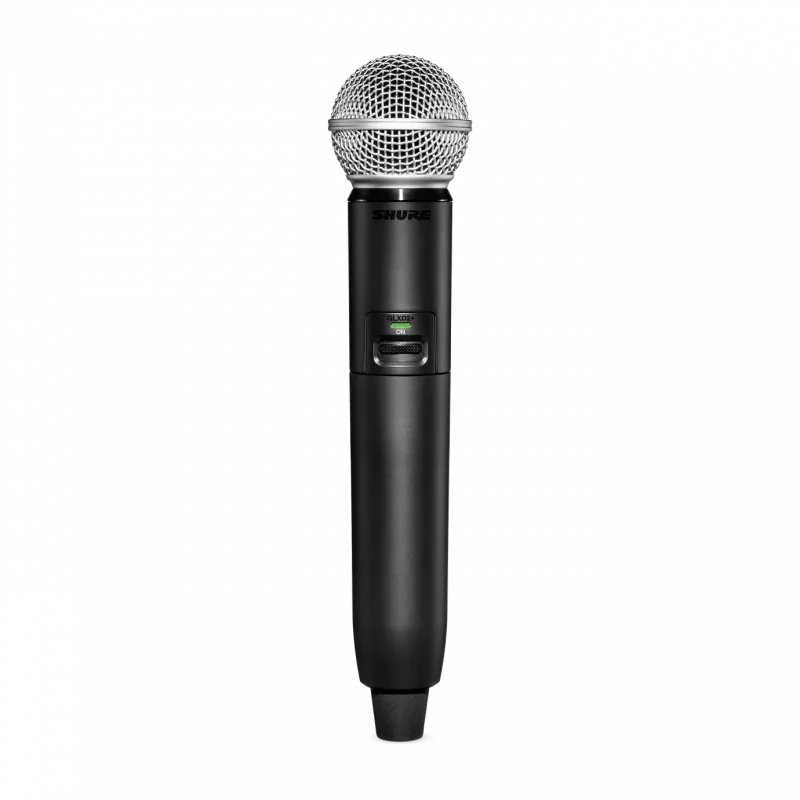 Shure GLXD124R+/85M Dijital Kablosuz Kombo Set (SM58 El + WL185m Yaka, Rack)