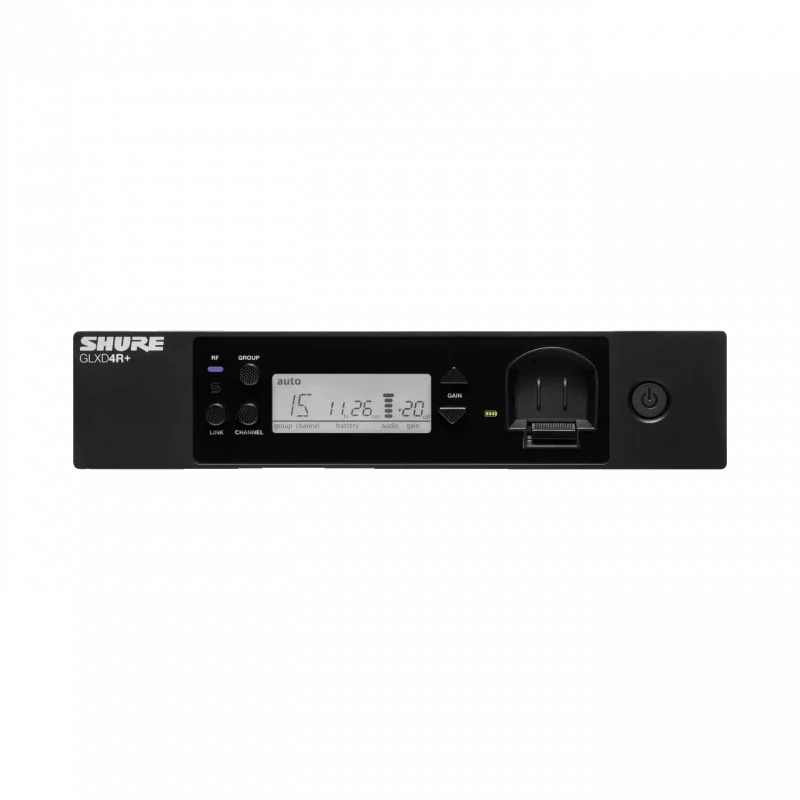 Shure GLXD14R+/MX53 Rack Tipi Dijital Kablosuz Kulak Üstü Mikrofon Seti (MX153)