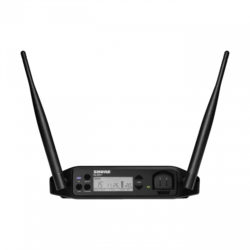 Shure GLXD24+/B87A + Plus seri EL tipi kablosuz mikrofonu Seti (Beta 87A, Dual Band)
