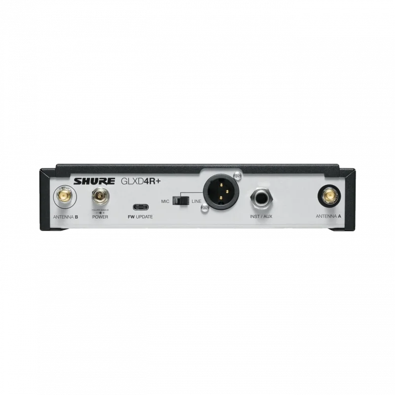 Shure GLXD24R+/B87A +PLUS seri EL tipi kablosuz mikrofon seti (Beta 87A, rack tipi)
