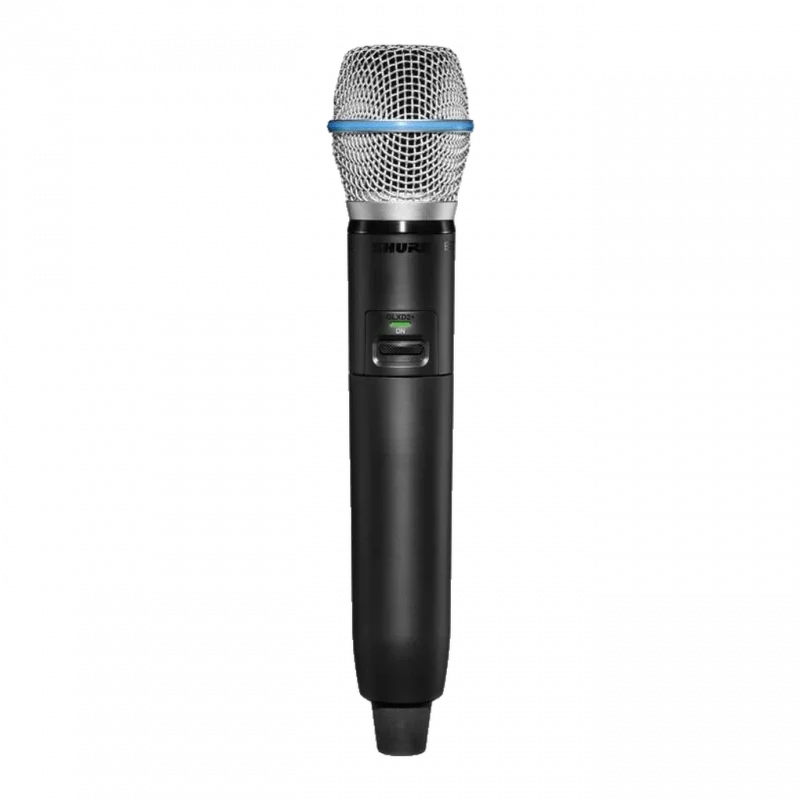 Shure GLXD2+/B87A Dijital Kablosuz El Vericisi (Beta 87A Kapsül, Dual Band)
