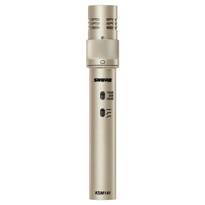 SHURE KSM 141/SL Condenser Enstrüman Mikrofonu, Cardioid/Omni