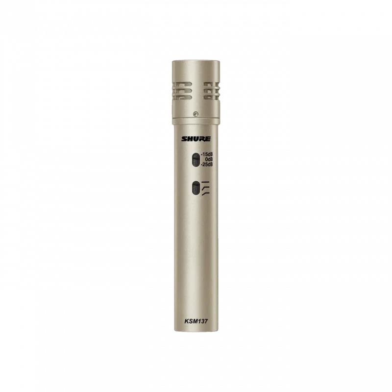 Shure KSM137/SL Stereo Kardioid Kondenser Enstrüman Mikrofonu, Stereo Çift