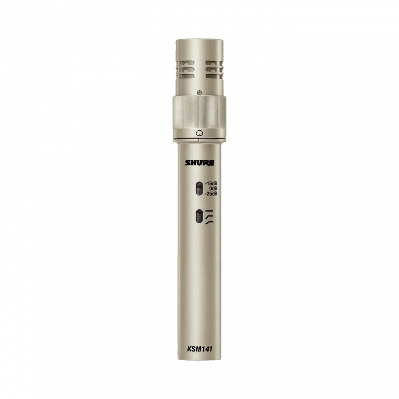Shure KSM141/SL Stereo Çift Desenli Kondenser Enstrüman Mikrofonu, Stereo Çift
