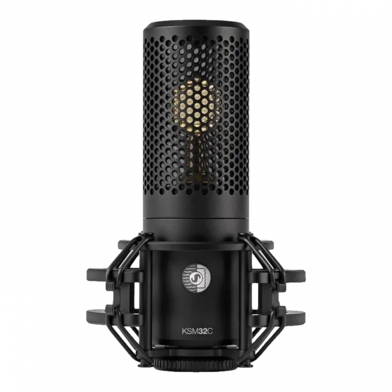 Shure KSM32C Kardioid Kondenser Stüdyo Mikrofonu (3/4 Kabartmalı Kapsül)