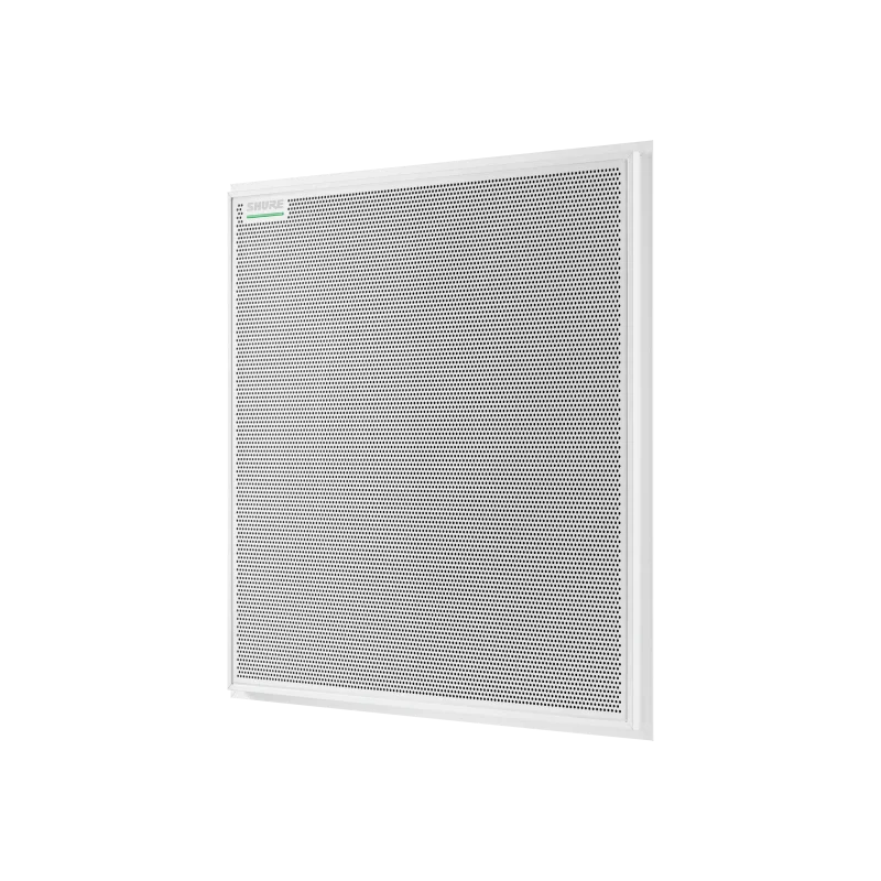 Shure Microflex MXA920W-S Microflex MXA920 8x8 Array Tavan Mikrofonu, Konferans Salonları için DSP Mikrofon Kare / White