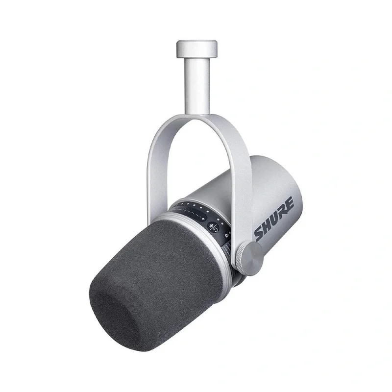 Shure Mv7+ W | XLR/USB Podcast Mikrofonu (white)