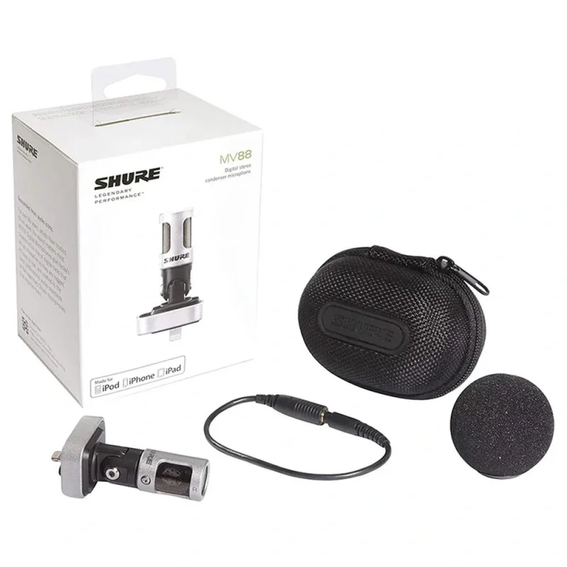 SHURE MV88 USB-C Stereo Condenser Microphone