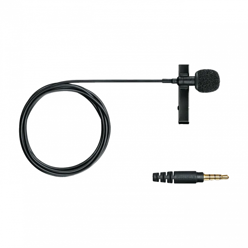 Shure MVL Akıllı Telefon ve Tablet İçin Çok Yönlü Yaka Mikrofonu (3,5 mm)
