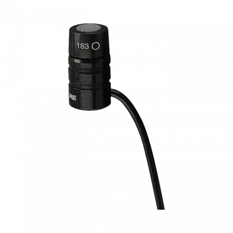 Shure MX183 Microflex Çok Yönlü (Omni) Kondenser Yaka Mikrofonu