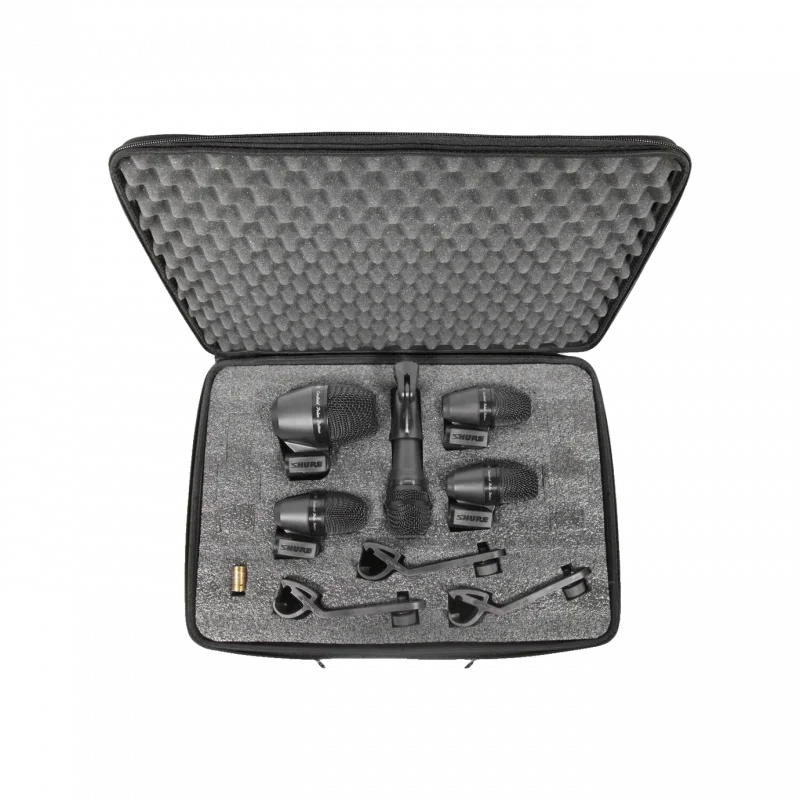 Shure PGADRUMKIT5 5li Davul Mikrofon Seti (PGA52, PGA57, 3x PGA56)