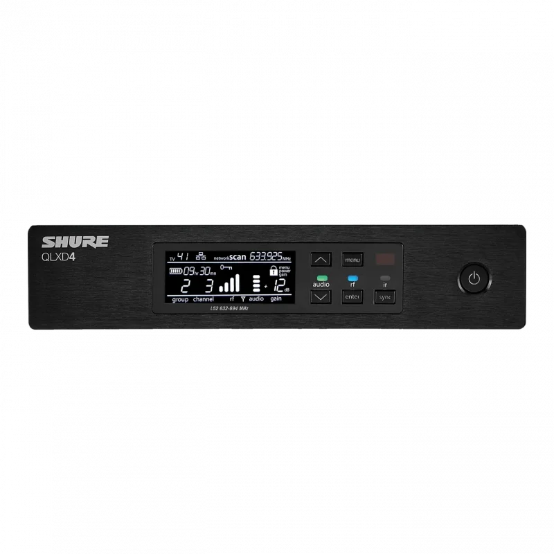 Shure QLXD14/84 Dijital Kablosuz Yaka Mikrofonu Seti (WL184, Süperkardioid)