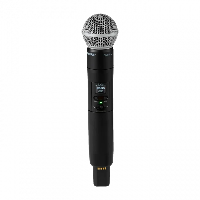 Shure SLXD124+/85M Dijital Kablosuz Kombo Set (SM58 El ve WL185m Yaka Mikrofonu)