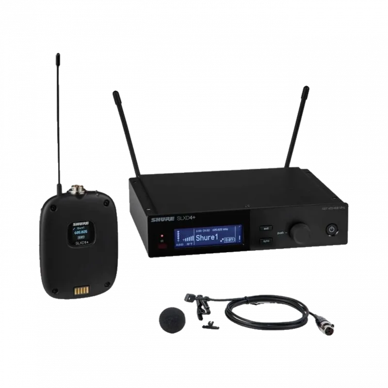 Shure SLXD14+/93 Dijital Kablosuz Yaka Mikrofonu Seti (WL93 Omni)