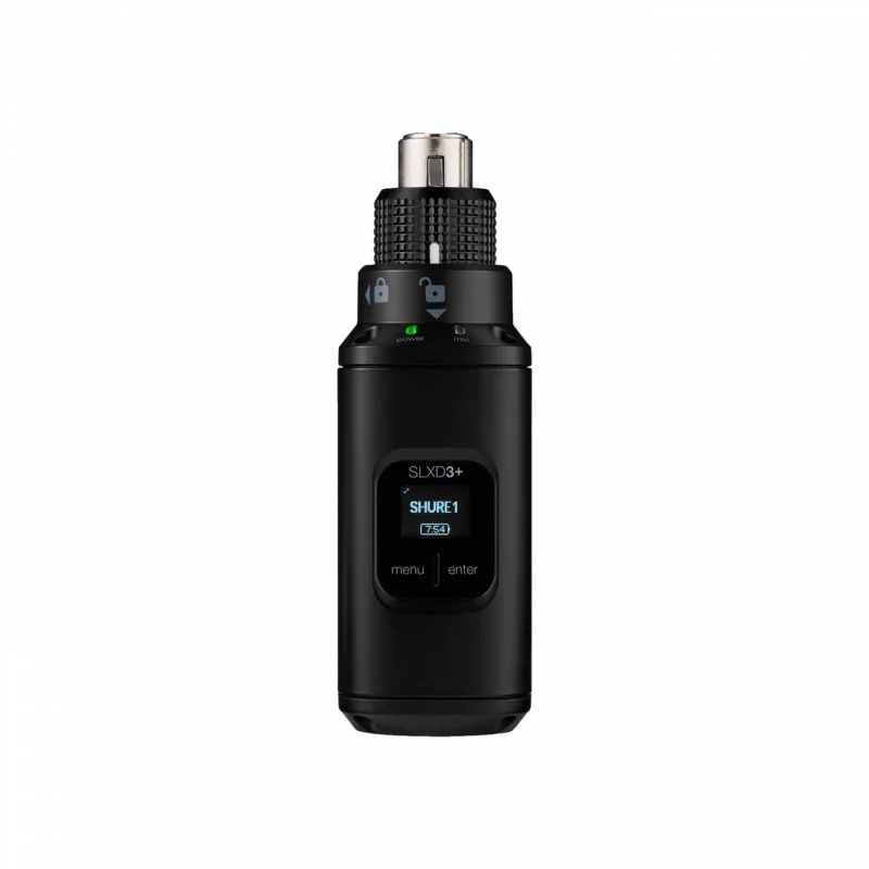 Shure SLXD35+ Portatif Dijital Kablosuz Sistem (SLXD3+ XLR Plug-On Verici)