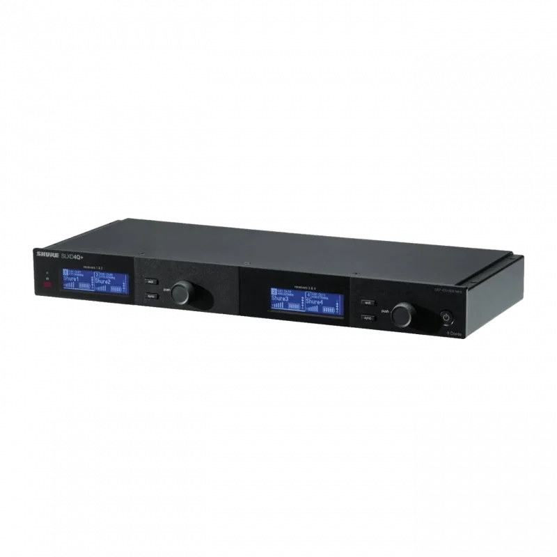 Shure SLXD4QDAN+ Dört Kanallı Dijital Kablosuz Alıcı (Dante)