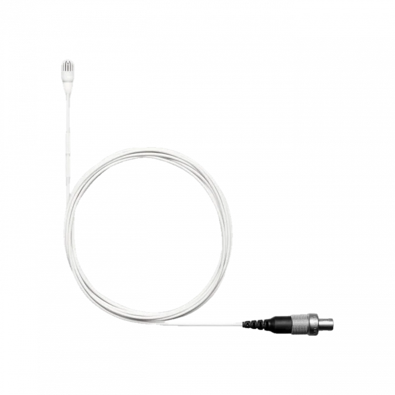 Shure TL45W/O-LEMO TwinPlex Subminyatür Yaka Mikrofonu (Beyaz, Omni, LEMO3)