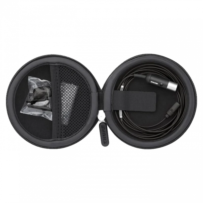 Shure UL4B/C-MTQG-A UniPlex Kardioid Subminyatür Yaka Mikrofonu (Siyah, TA4F)