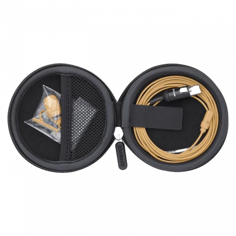 Shure UL4T/C-MTQG-A UniPlex Kardioid Subminyatür Yaka Mikrofonu (Bej, TA4F)