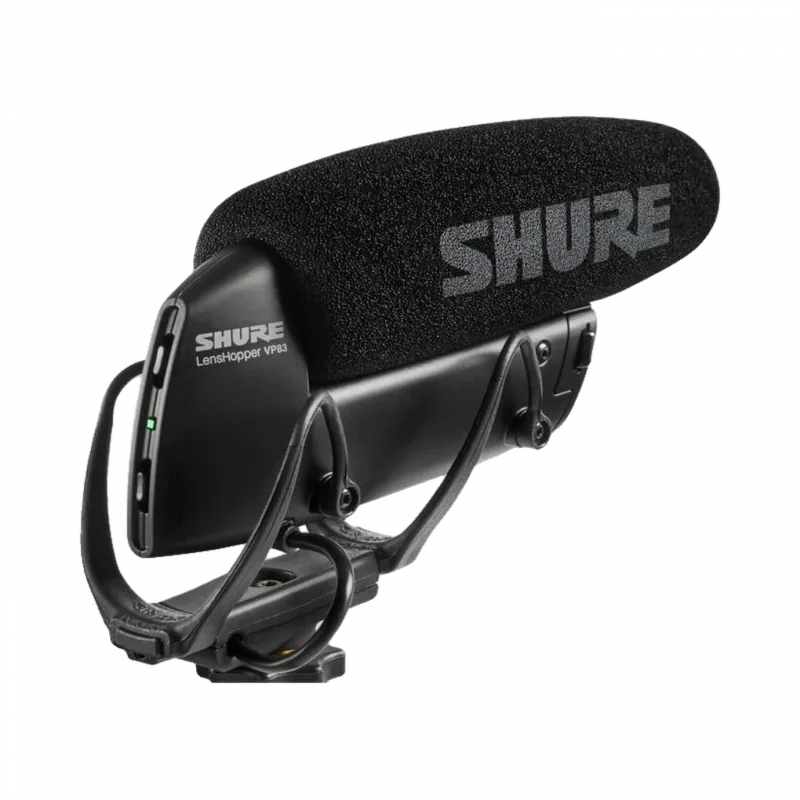 Shure VP83 Lenshopper Kamera Üstü Shotgun Kondenser Mikrofon
