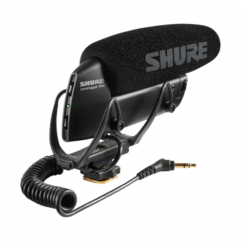 Shure VP83 Lenshopper Kamera Üstü Shotgun Kondenser Mikrofon