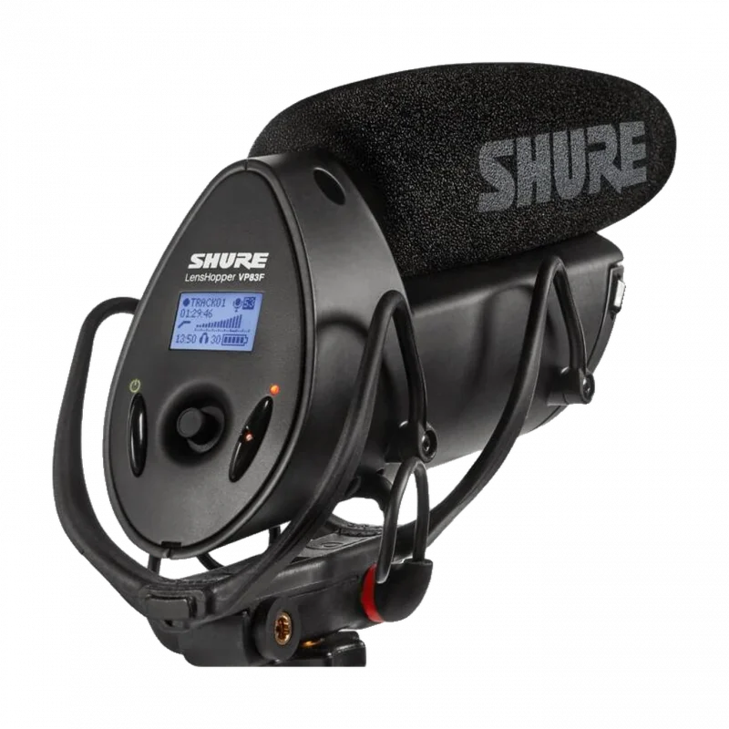 Shure VP83F Lenshopper Dahili Kayıt Cihazlı Kamera Üstü Shotgun Mikrofon