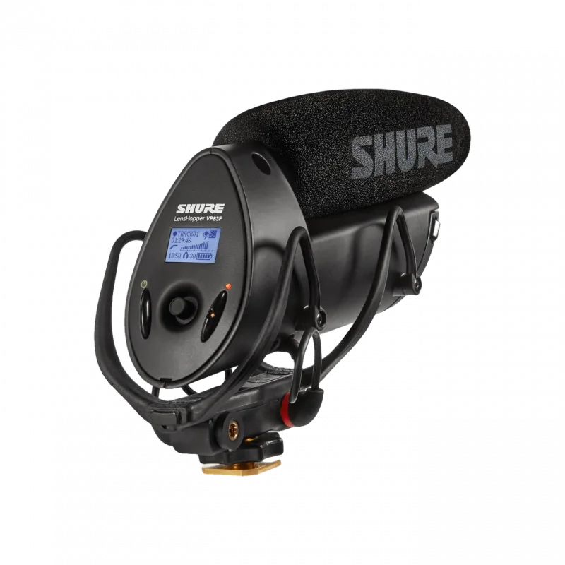 Shure VP83F Lenshopper Dahili Kayıt Cihazlı Kamera Üstü Shotgun Mikrofon