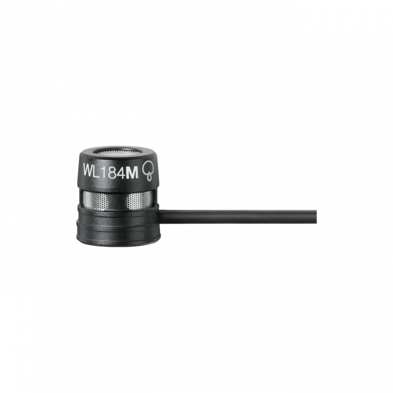 Shure WL184M Düşük Profilli Süperkardioid Kondenser Yaka Mikrofonu