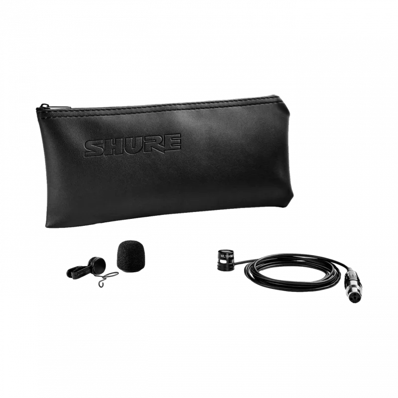 Shure WL184M Düşük Profilli Süperkardioid Kondenser Yaka Mikrofonu