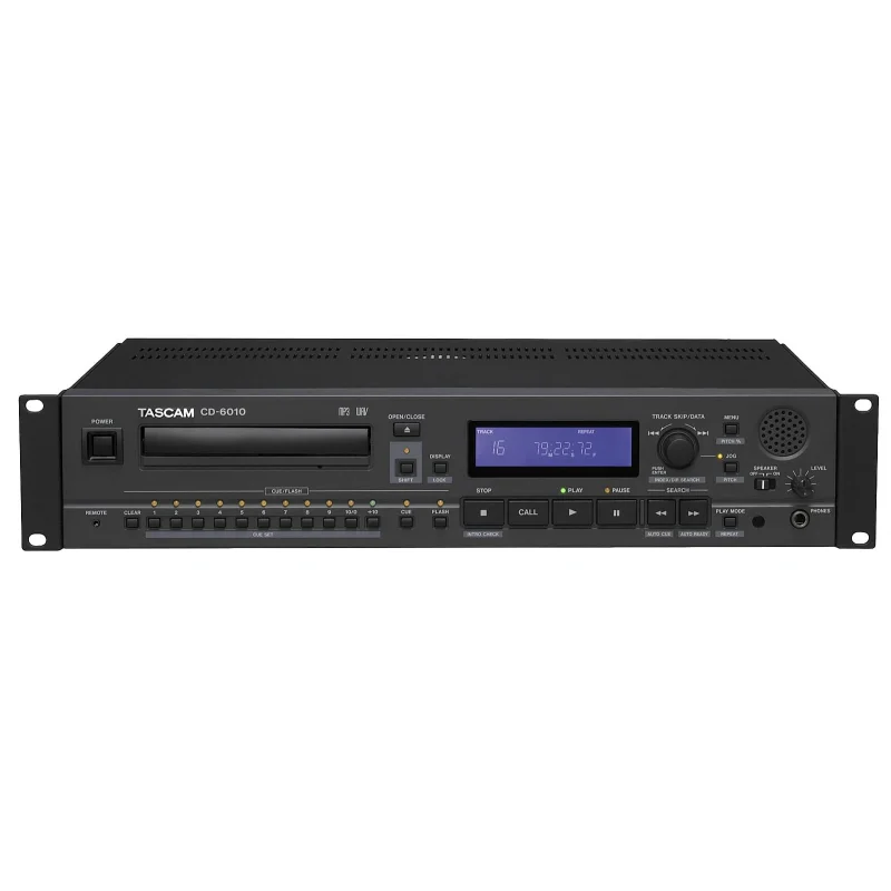 Tascam CD-6010 Prof.Broadcast CD-PLayer, 2U and Tray type CD