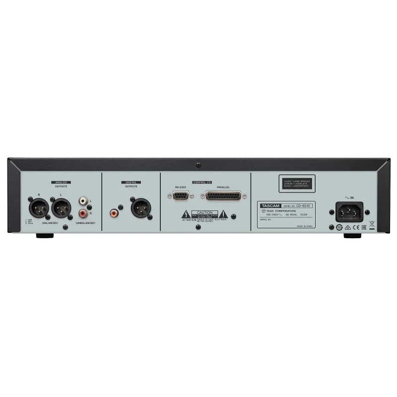 Tascam CD-6010 Prof.Broadcast CD-PLayer, 2U and Tray type CD