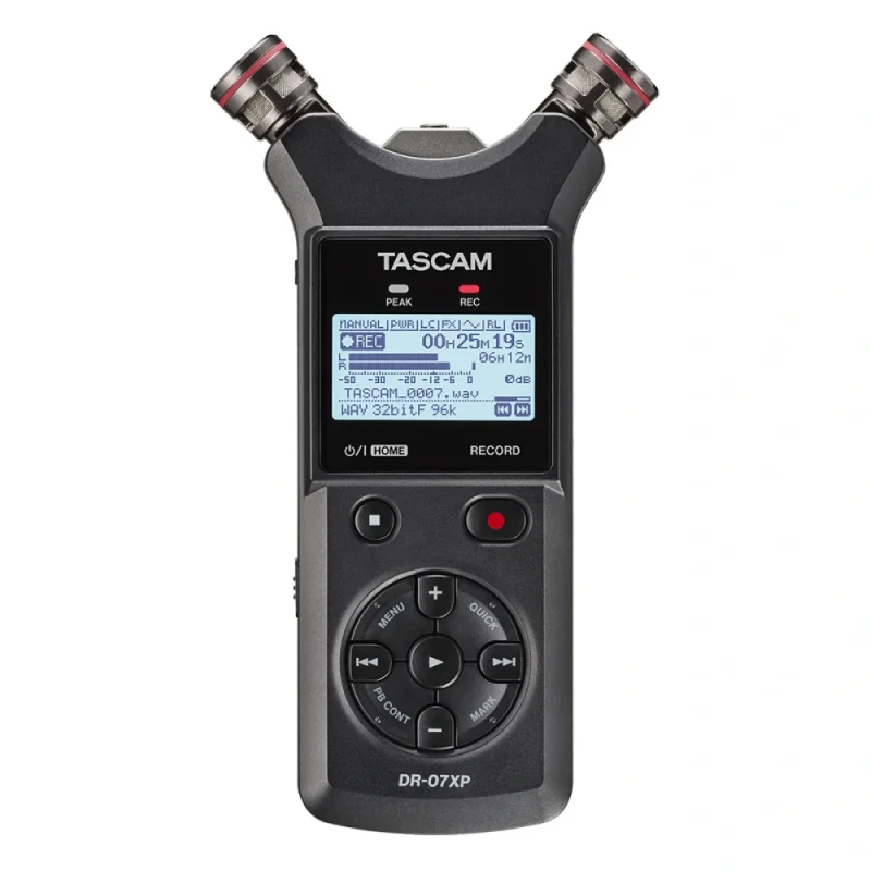 Tascam DR-07XP: 32-bit Float Destekli El Tipi Stereo Kayıt Cihazı