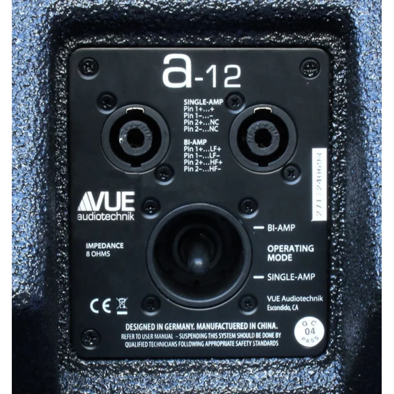 VUE audiotechnik a-10 BLACK 10 Full Range Pasif Hoparlör 450/900W