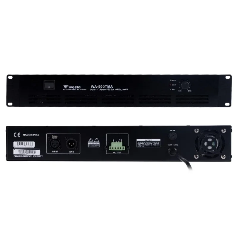 WESTA WA-500TMA 500W/100V 8-ohm Power Amplifikatör