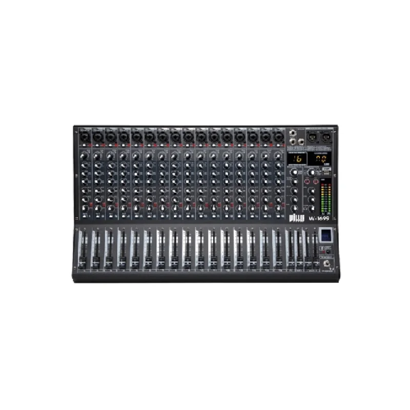 Wöller W-1616 16 Kanal Deck Mikser, 16 DSP Efekt, USB, Bluetooth