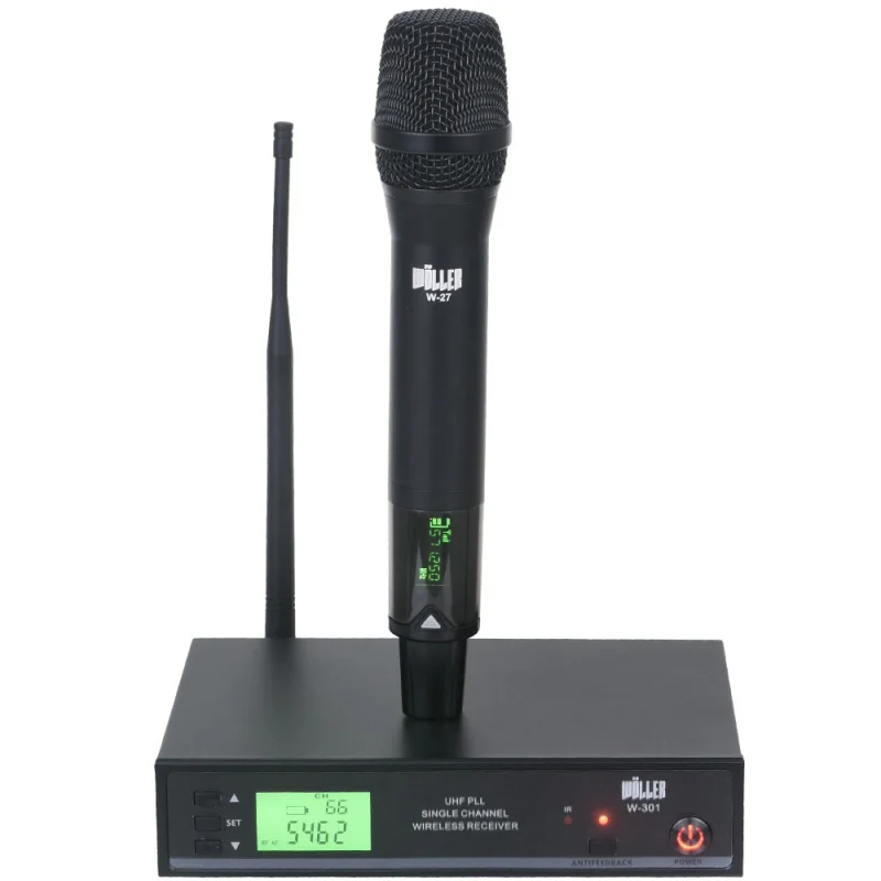 Wöller W-301E Tek El UHF Kablosuz Mikrofon Seti