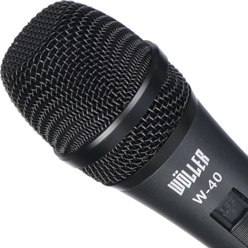 Wöller W-40 Kablolu Dinamik El Mikrofonu, 5 m Kablo