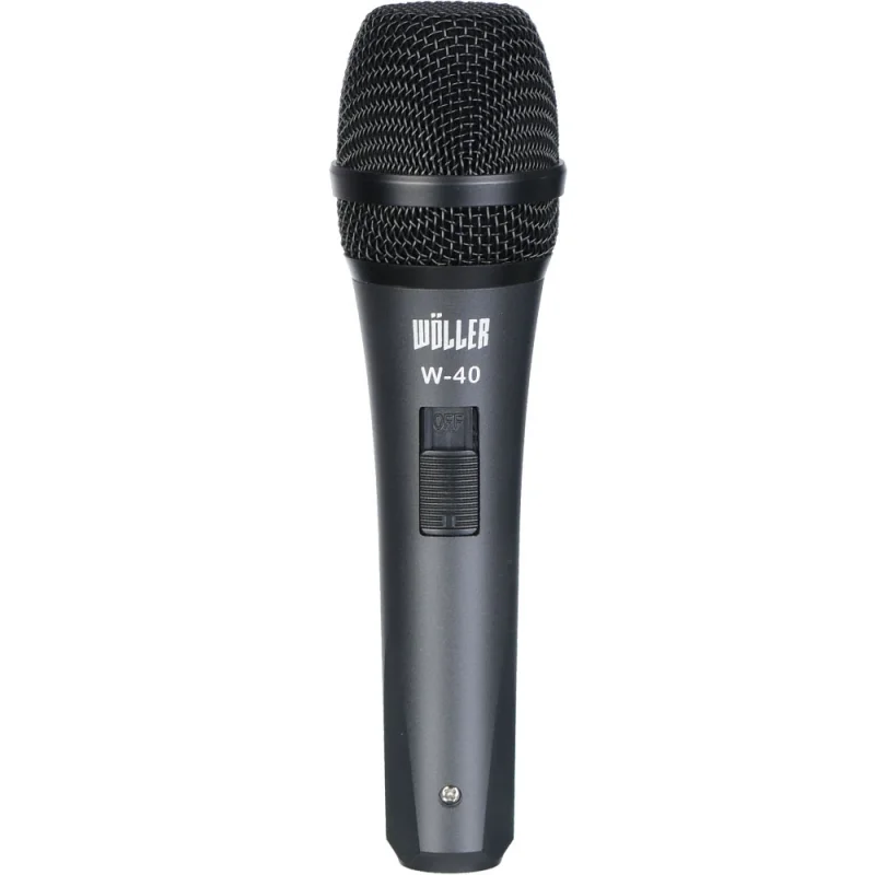 Wöller W-40 Kablolu Dinamik El Mikrofonu, 5 m Kablo