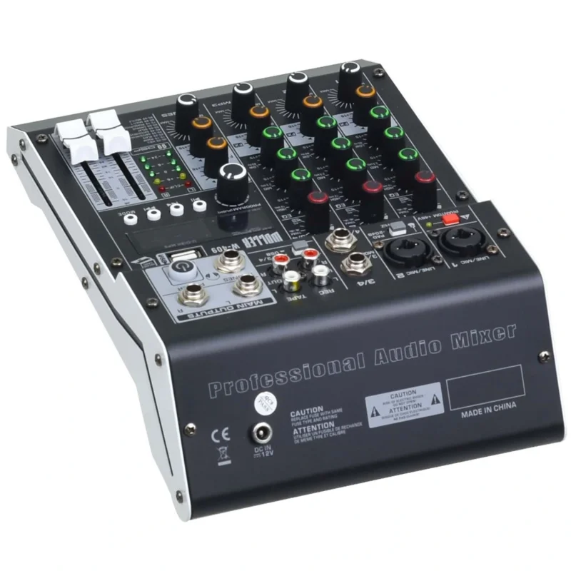 Wöller W-409 4 Kanal Deck Mikser, 99 DSP Efekt, USB, Bluetooth