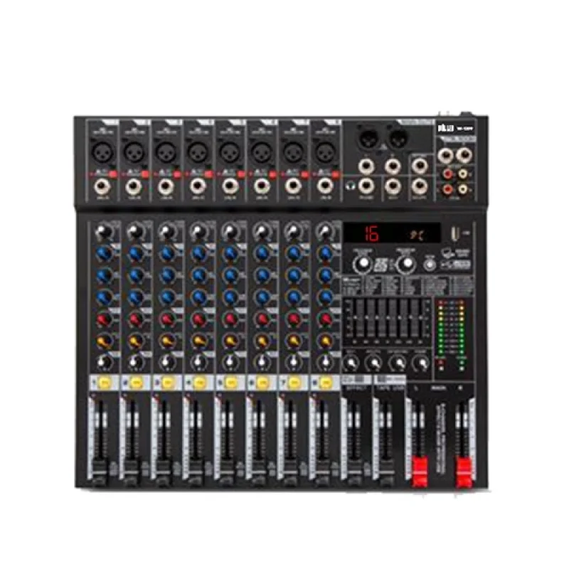 Wöller W-8016 8 Kanal Deck Mikser, 16 DSP Efekt, USB, Bluetooth