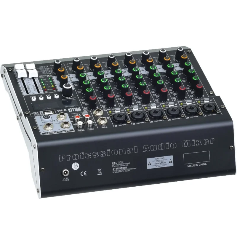 Wöller W-809 8 Kanal Deck Mikser, 99 DSP Efekt, USB, Bluetooth