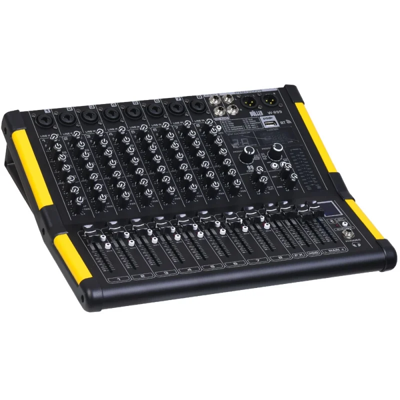 Wöller W-899 8 Kanal Deck Mikser, 99 DSP Efekt, USB, Bluetooth