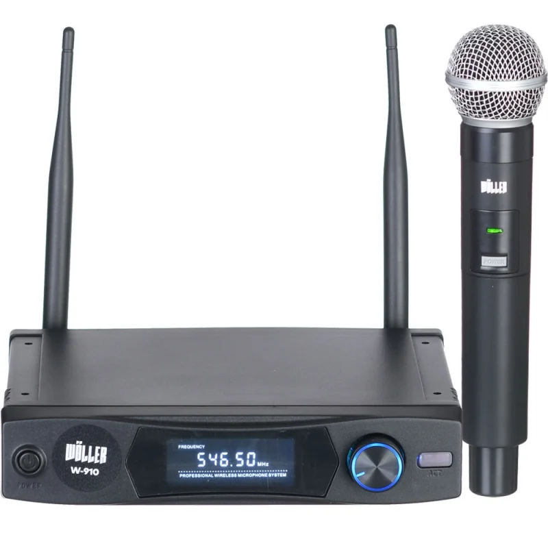 Wöller W-910E Tek El UHF Kablosuz Mikrofon Seti