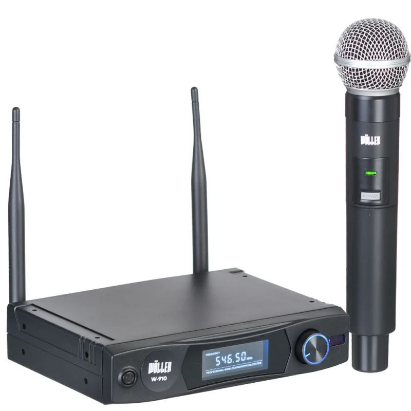 Wöller W-910E Tek El UHF Kablosuz Mikrofon Seti