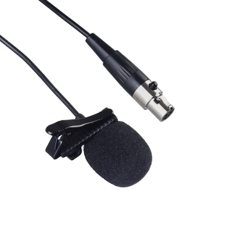 Wöller WL-6 Kablolu Yaka Mikrofonu, Mini XLR, Siyah