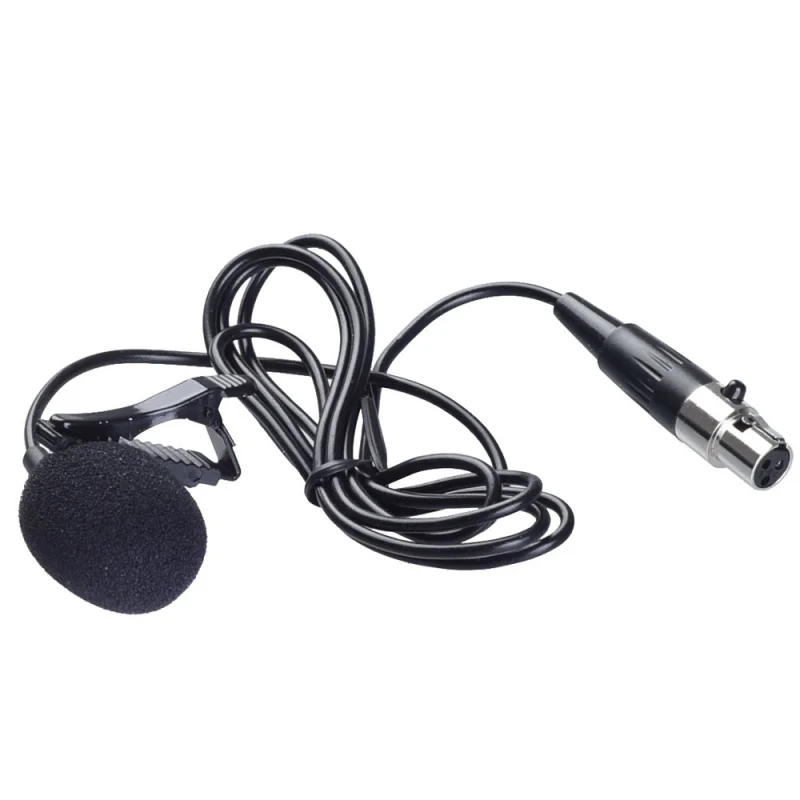 Wöller WL-6 Kablolu Yaka Mikrofonu, Mini XLR, Siyah